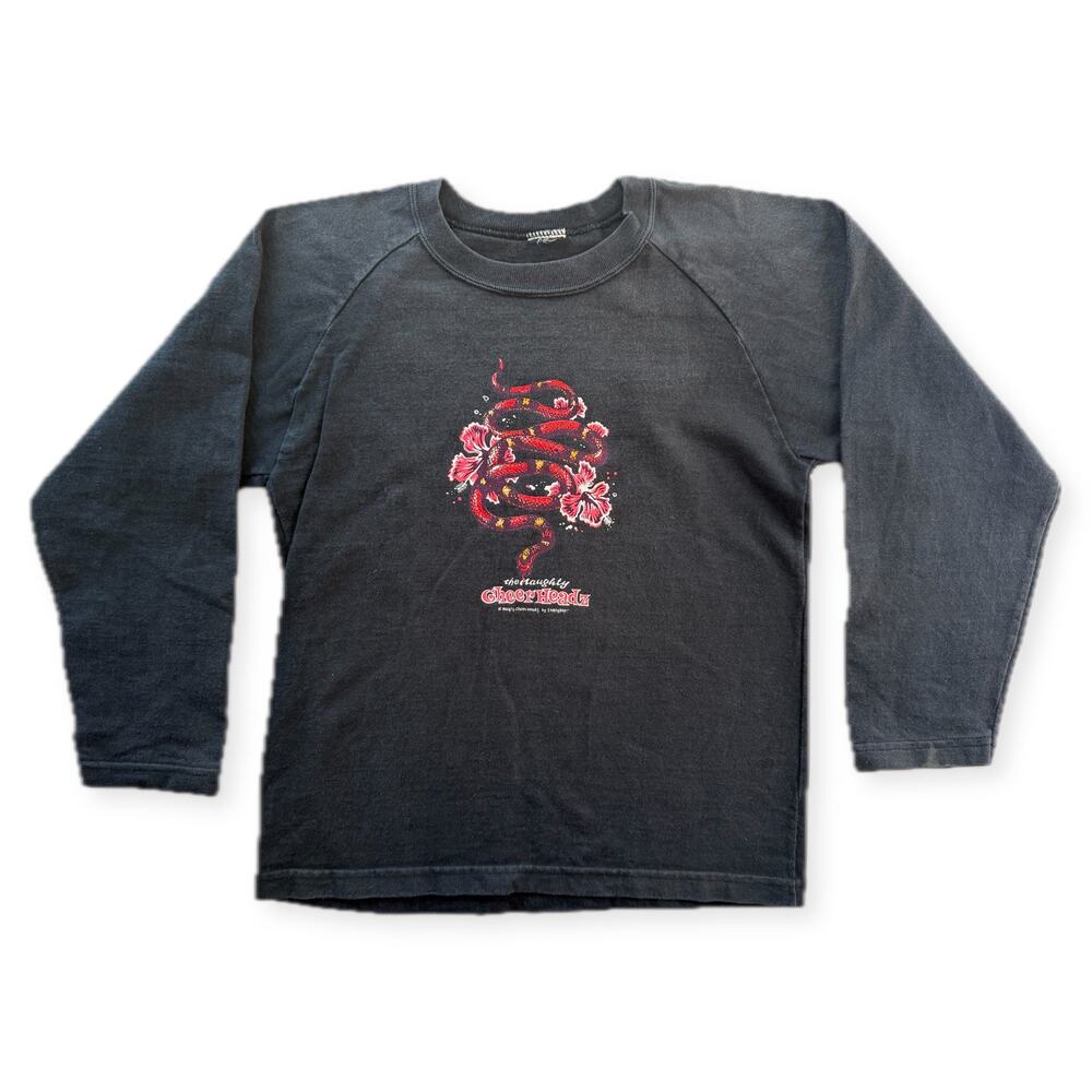 The Naughty CheerHeadz Erosty Pop Long Sleeve T-Shirt Black Snake Graphic